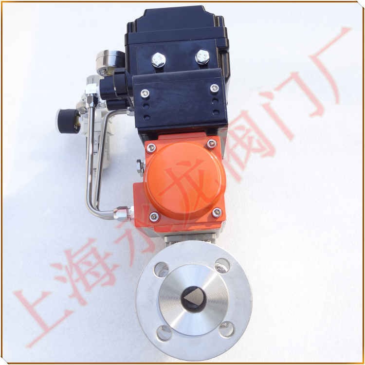 氣動V型球閥-上海永龍閥門廠 氣動V型球閥